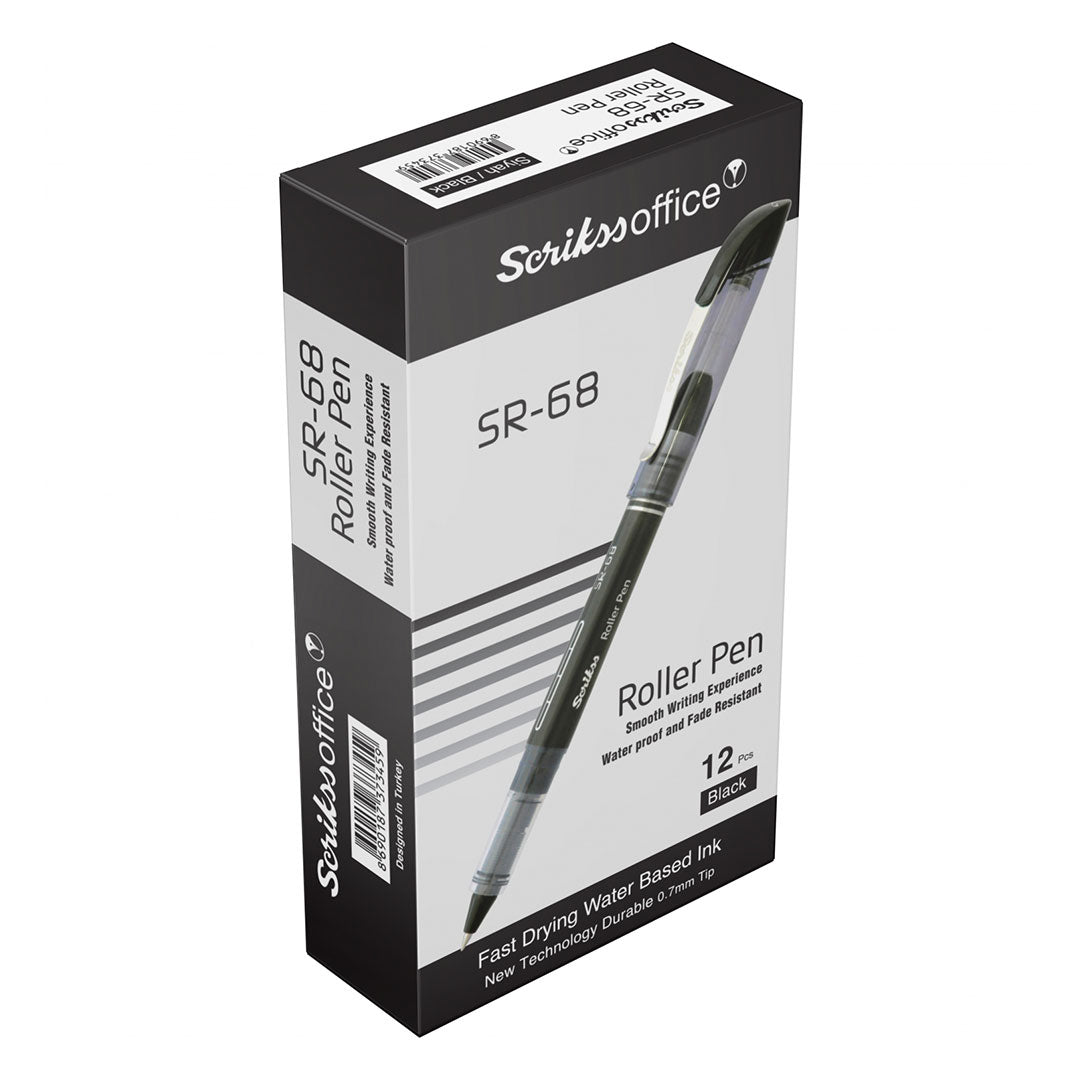 Scrikss SR-68 0.7mm Rollerball Pen - Black