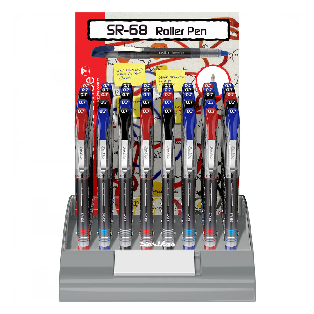 Scrikss SR-68 0.7mm Rollerball Pen - Black