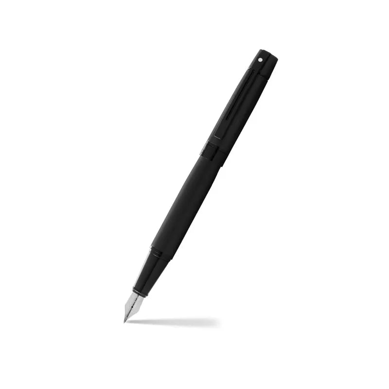 Sheaffer 9343 Gift 300 Matte Black with Black Trim Fountain Pen Medium Nib