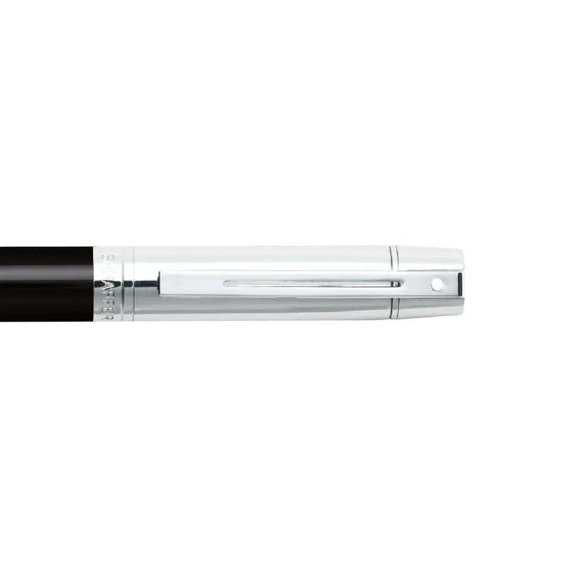 Sheaffer 300 9314 Glossy Black with Chrome Cap and Chrome Trim Ballpoint Pen