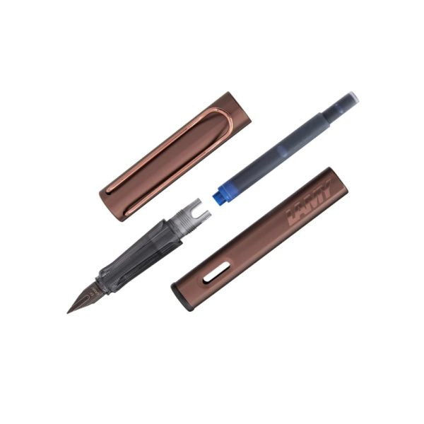 Lamy LX 090 Fountain Pen Medium Marron With Marron Clip