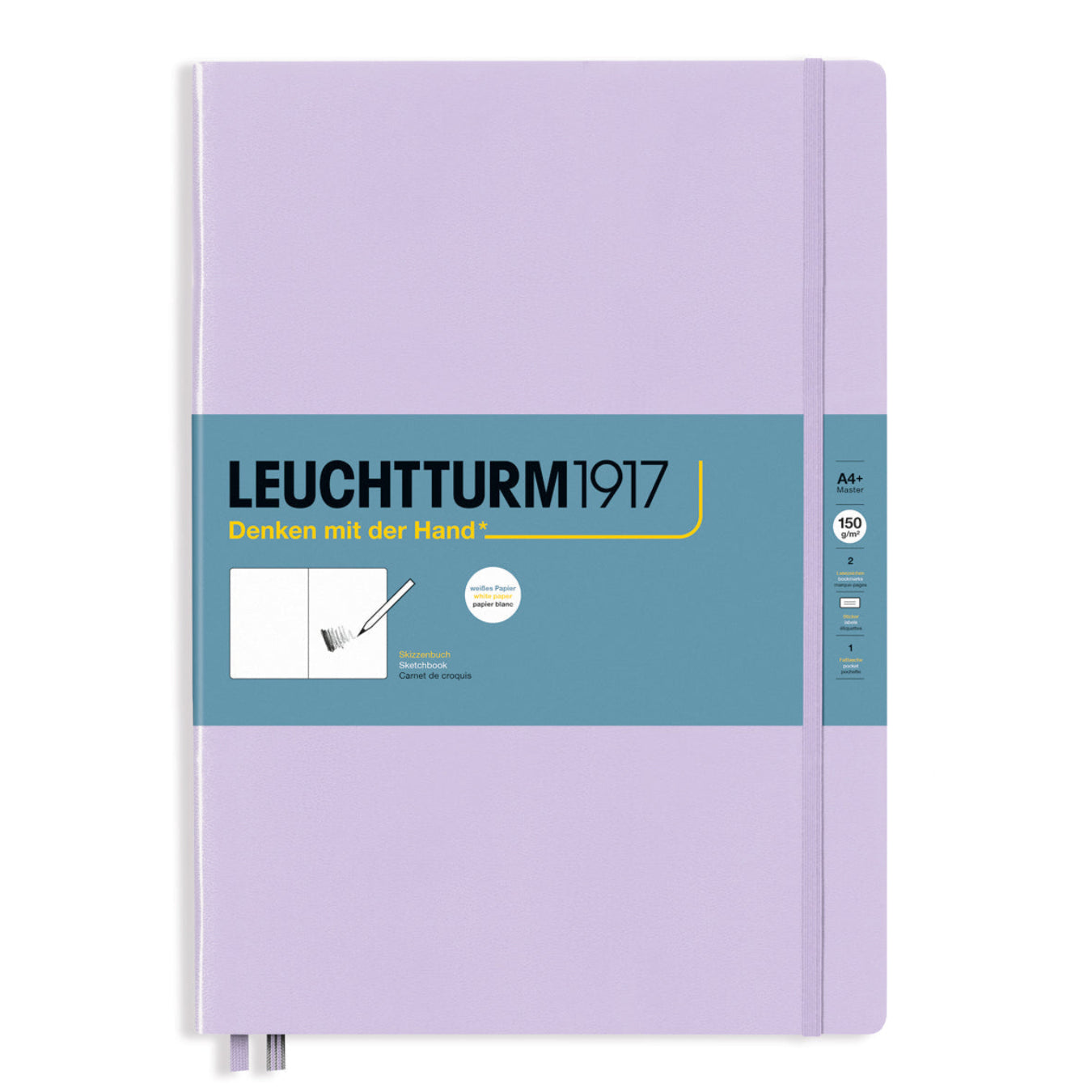Leuchtturm1917 Plain Sketchbook 112 pages (A4+)- Lilac