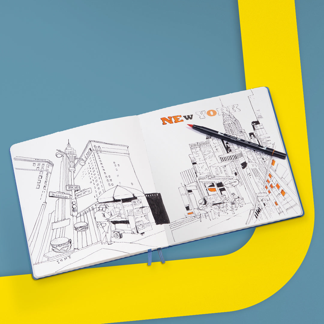 Leuchtturm1917 Plain Sketchbook 112 pages (A4+) - Black