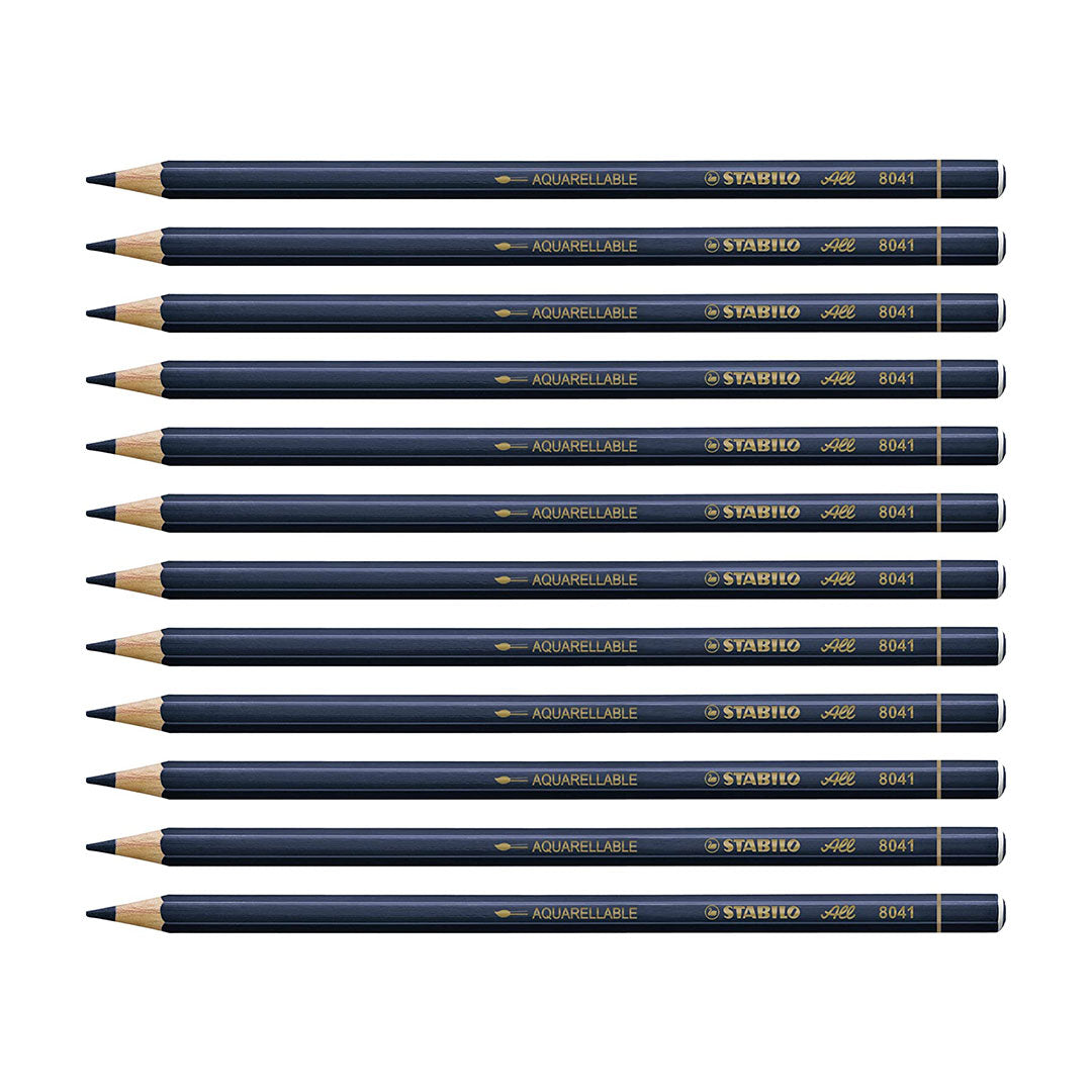 Stabilo | All Graphite Pencil | 12 Count Pack Of 1 | Blue