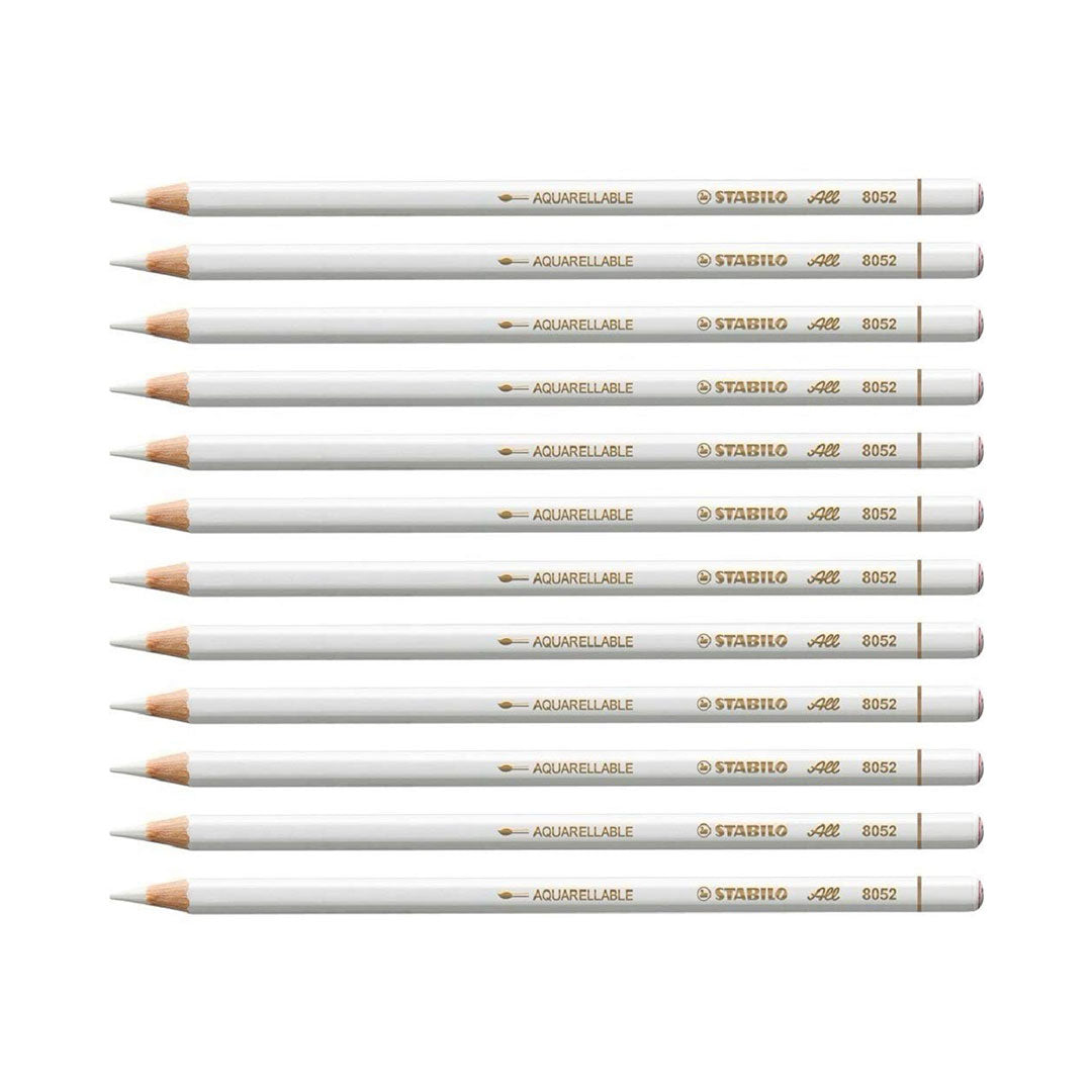 Stabilo | All Graphite Pencil | 12 Count Pack Of 1 | White