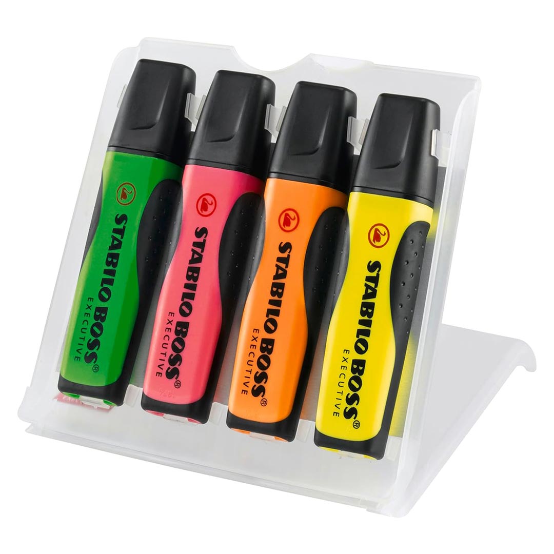 Stabilo | Boss Executive | Highlighter | Pack of 4