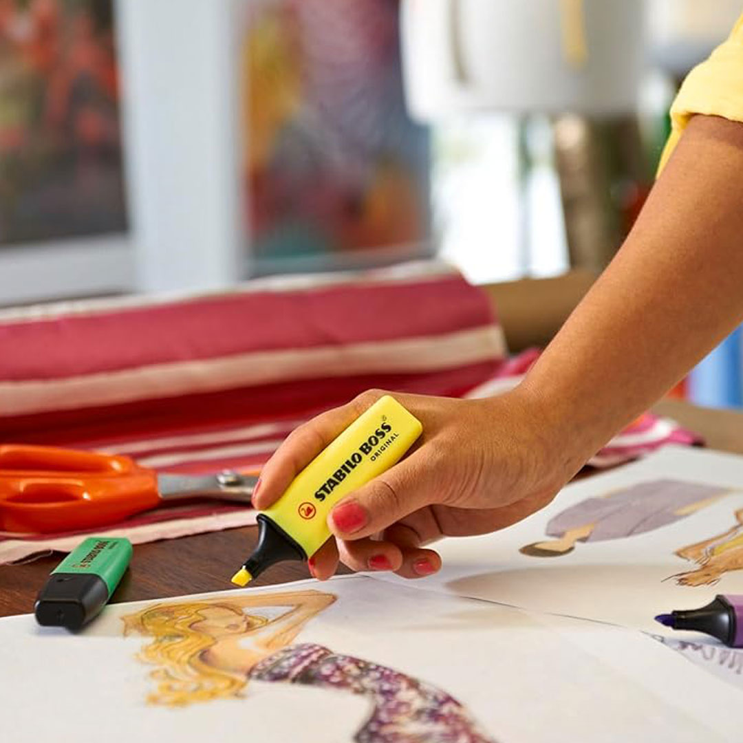 Stabilo | Boss Original | Multicolored | Pack of 15 | Higlighter Pen