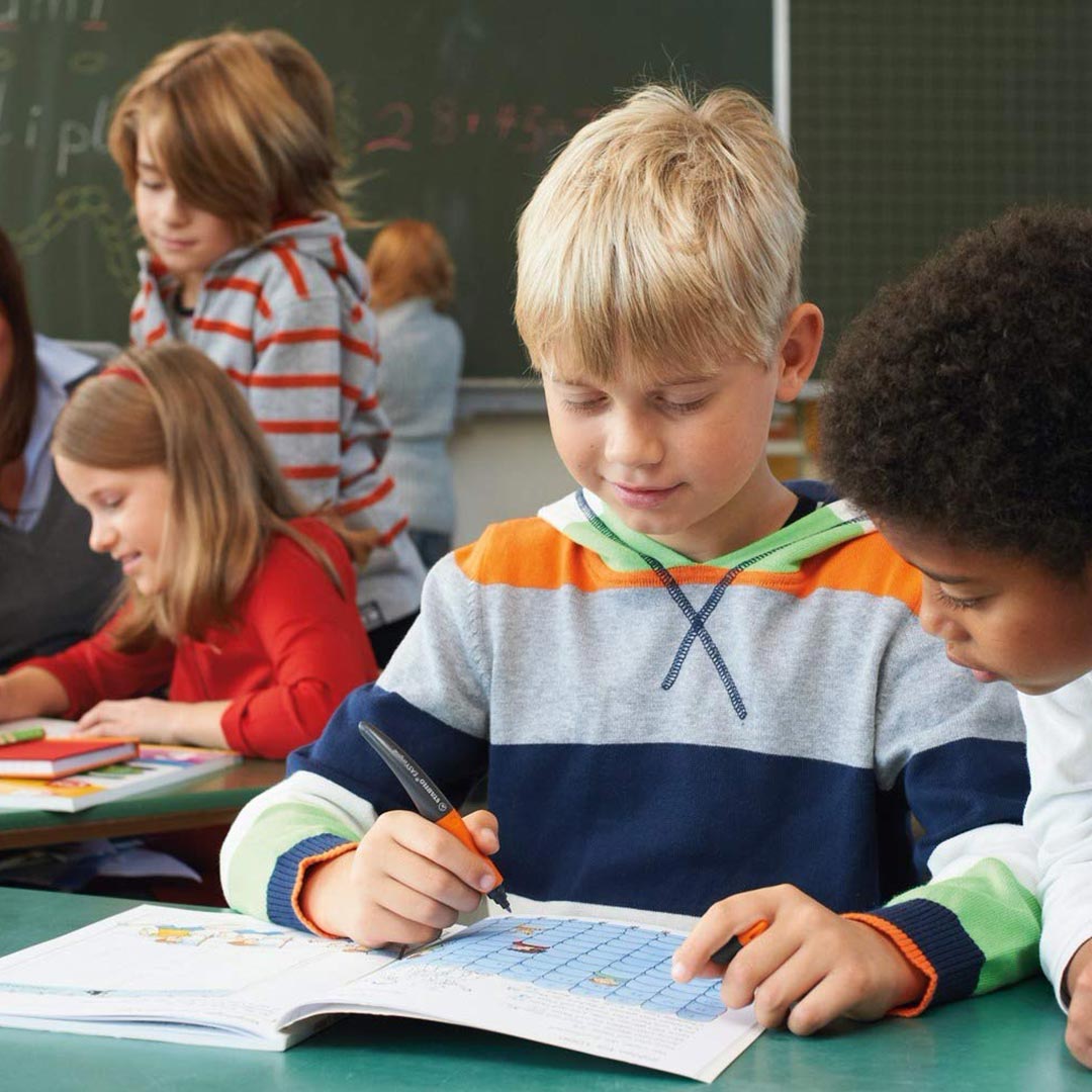 Stabilo | Easy Original | Pastel | Roller Ball Pen | Right Handed | Light & Dark Pink | Pack of 1