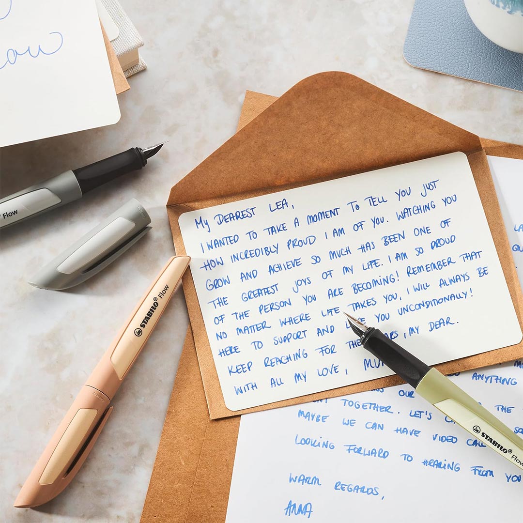 Stabilo | Fountain Pen | Flow Monochrome | Medium Nib | Grey