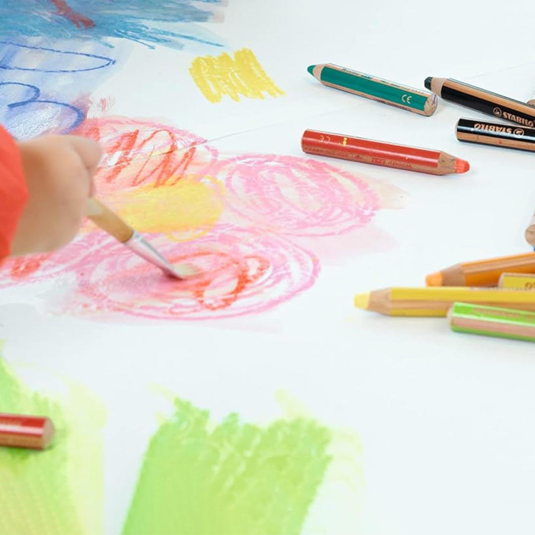 Stabilo | Multi-Talented Pencil | Woody 3 In 1 Duo | Pastel Red | 1 Piece