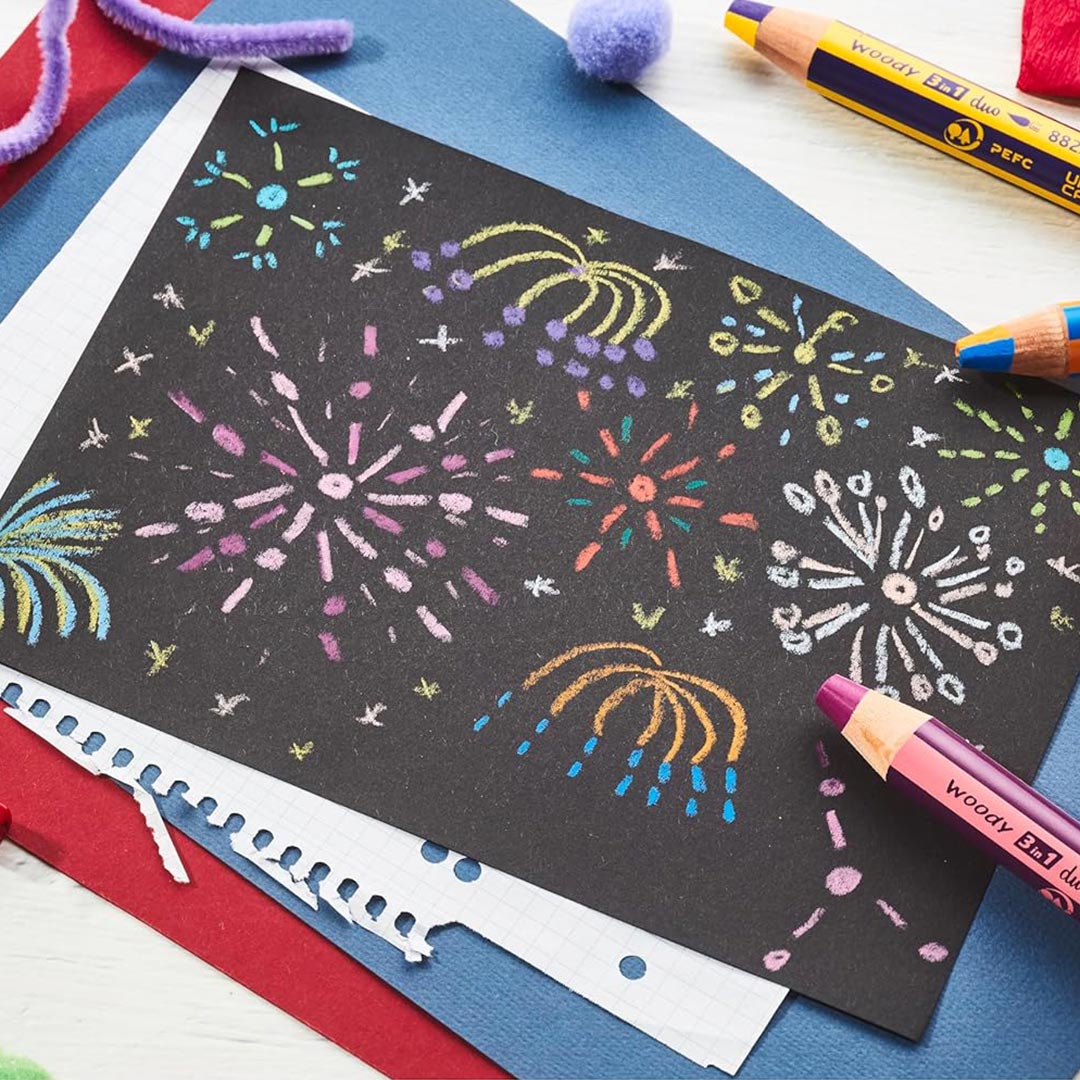 Stabilo | Multi-Talented Pencil | Woody 3 In 1 Duo |  Turquoise/Light Green | 1 Piece