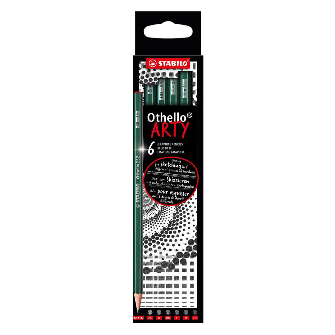 Stabilo | Othello Graphite Pencil | 6 Pack | Mix – Royal Collection Store