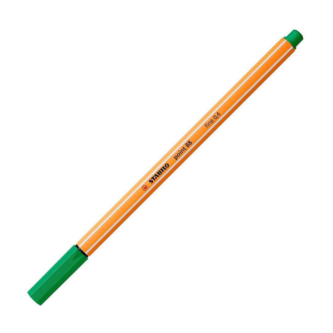 Stabilo | Point 88 | Fineliner | Light Emerald | Pack Of 10