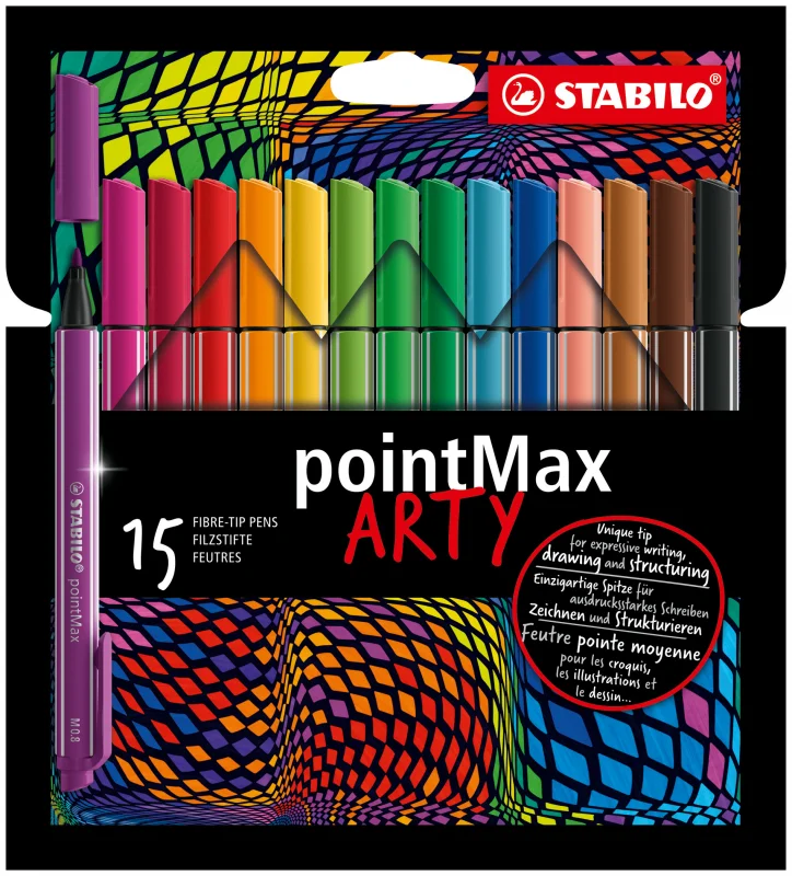 Stabilo | Arty | Pointmax | Pack of 15 Colors