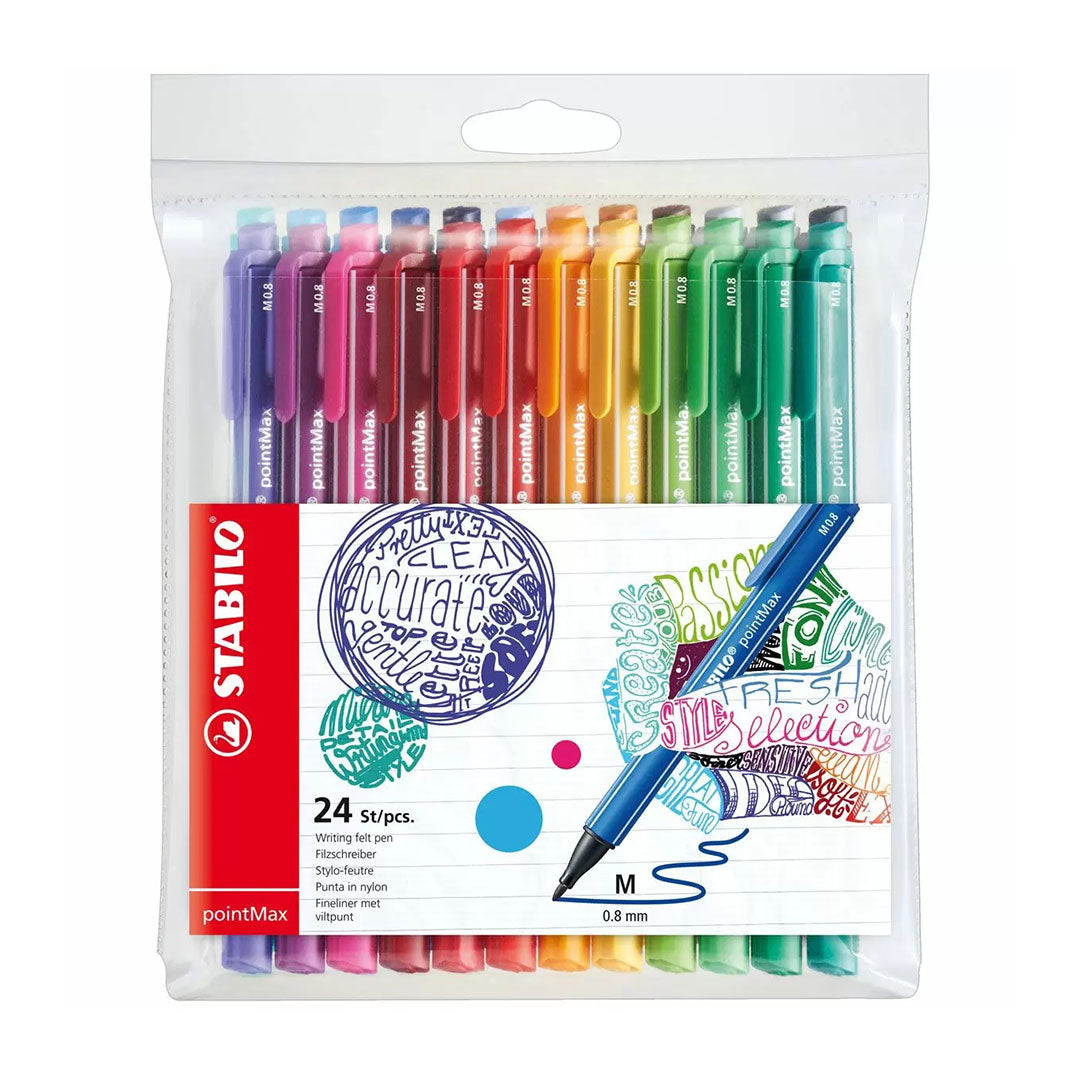 Stabilo | Pointmax | Nylon Tip | Pack Of 24