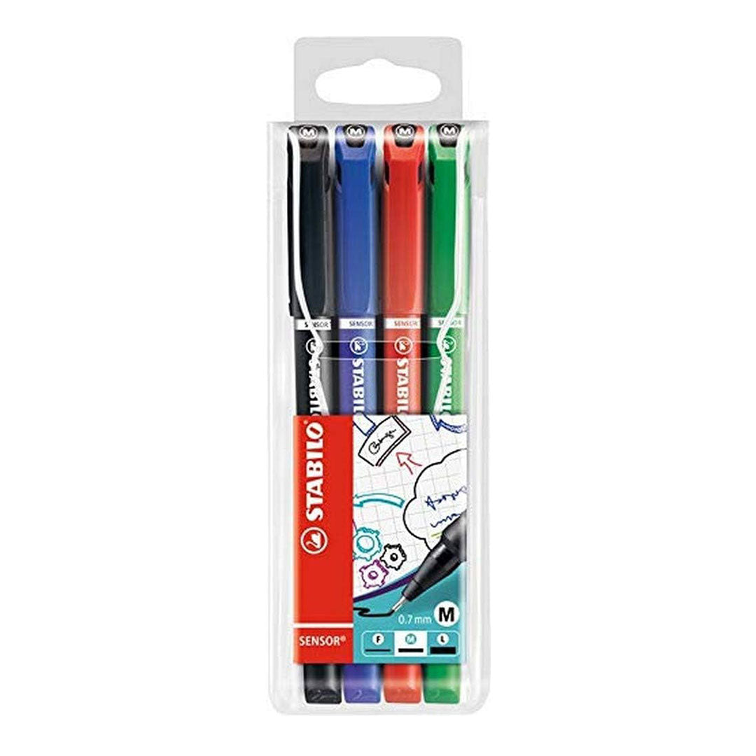 Stabilo | Sensor Pen | Medium Tip | Pack Of 4