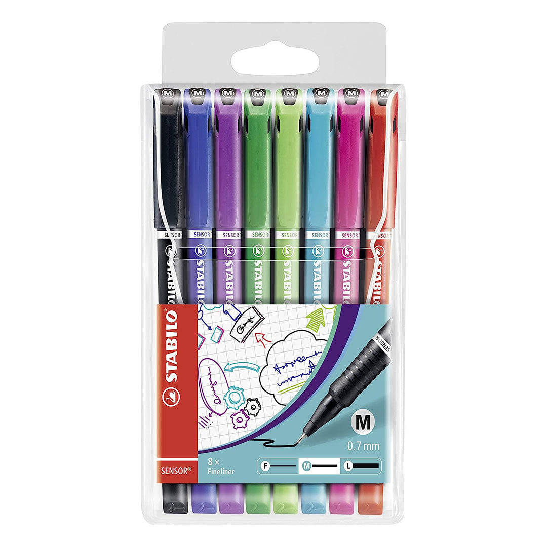 Stabilo | Sensor Pen | Medium Tip | Pack Of 8
