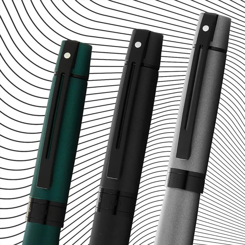 Sheaffer 9346 Gift 300 Lacquer Matte Green with Polished Black Trim Ballpoint Pen