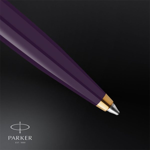 Parker 51 Deluxe Plum with Gold Trim Ballpoint Pen