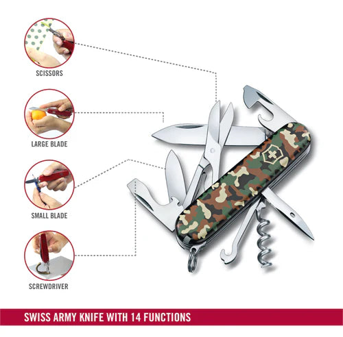 Victorinox Climber, 91 mm, Camouflage