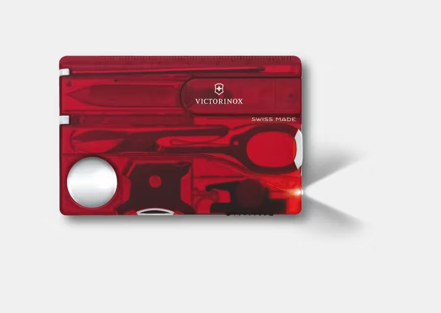 Victorinox Swiss Card Lite , Red Translucent