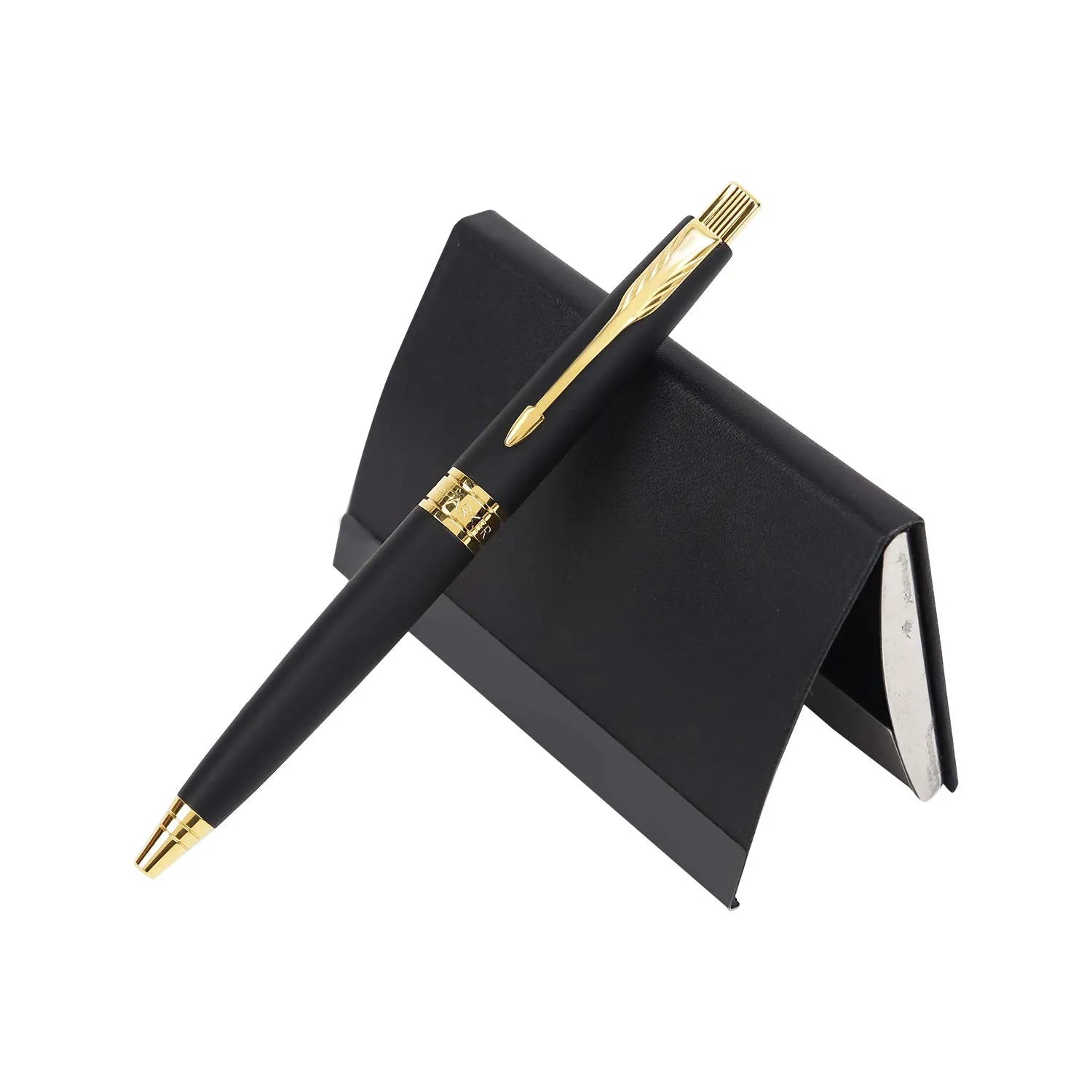 Parker Aster Matte Black GT Ball Pen With Card Holder