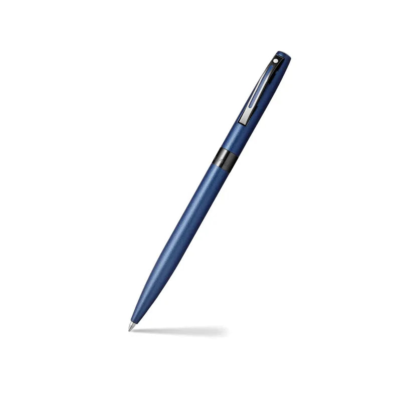 Sheaffer REMINDER 9018 Matte Blue With Black PVD Trim Ballpoint Pen