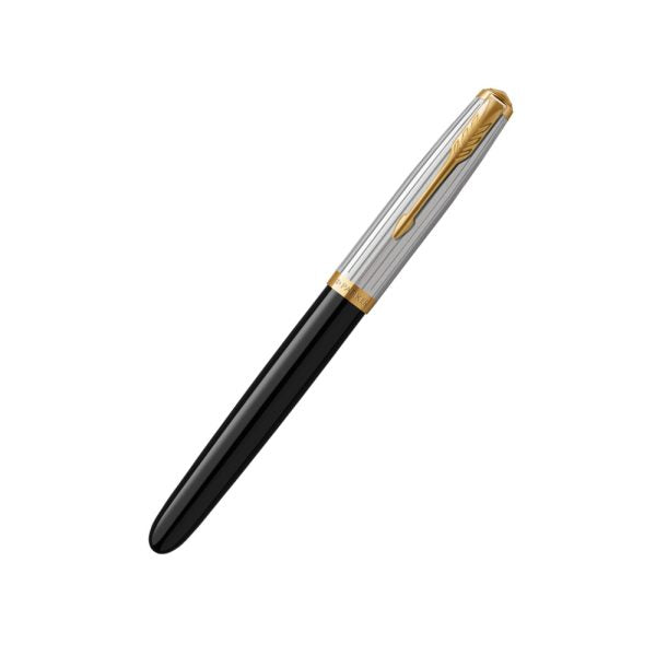 Parker 51 Black GT Fountain Pen Medium Nib