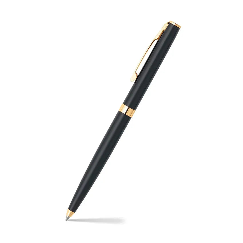 Sheaffer SAGARIS 9471-K Gloss Black Ballpoint Pen With Gold Tone trim