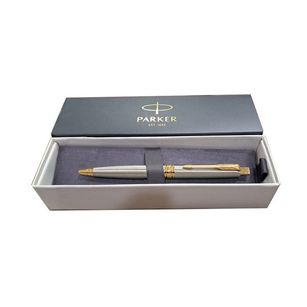 Parker Aster Brushed Metal GT Ballpoint Pen