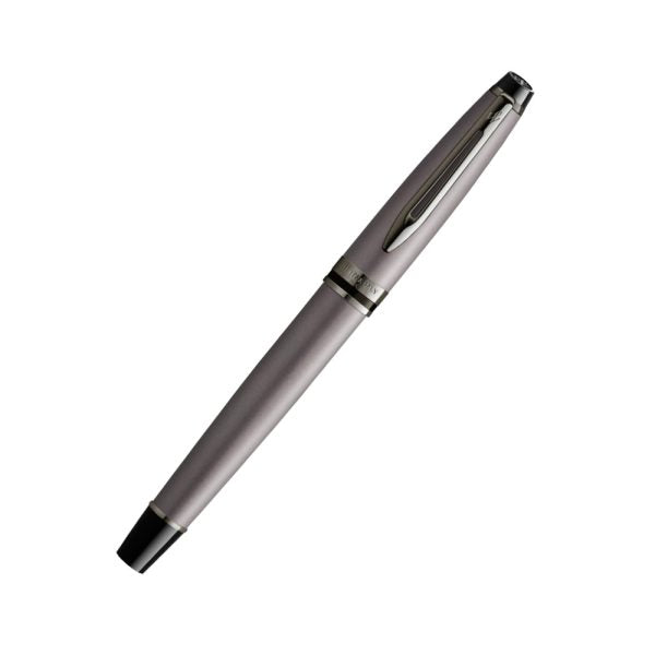 Waterman Expert Metallic Silver with Ruthenium Trim Fountain Pen
