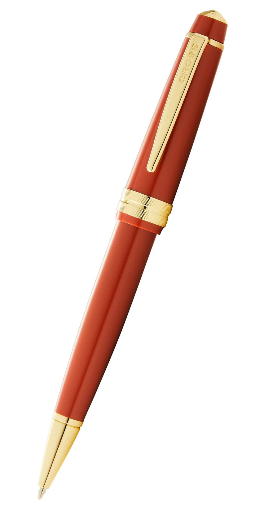 Cross AT0742-13 Bailey Light™ Polished Amber Resin and Gold Tone Ballpoint Pen