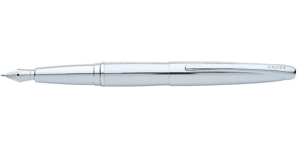 Cross AT0886-2MS ATX® Pure Chrome Stainless Steel Medium Nib Fountain Pen
