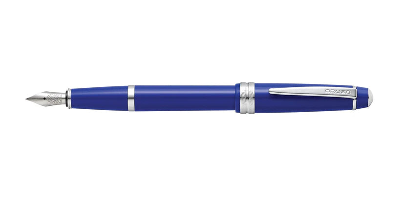 Cross AT0746-4MS Bailey Light™ Polished Blue Resin Medium Nib Fountain Pen