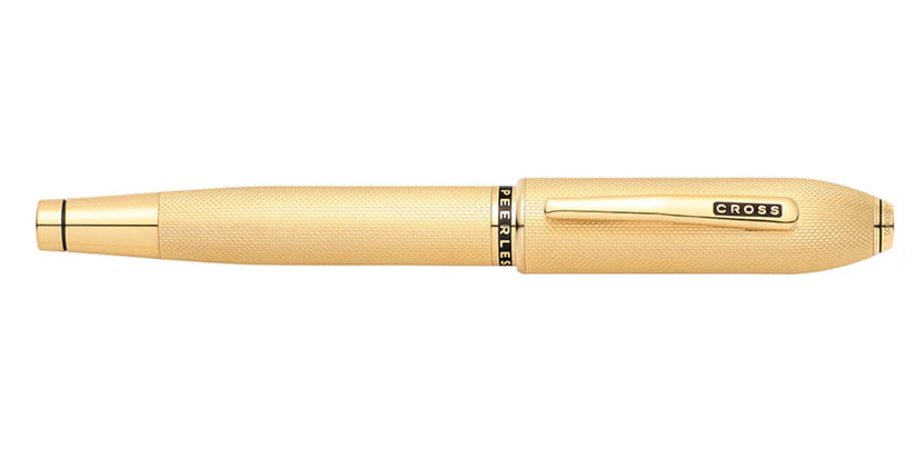 Cross AT0705-4 Peerless™ 23KT Heavy Gold Plate with Gold Plated Appointments and Swarovski Crystal Rollerball Pen