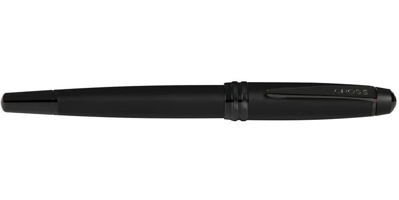Cross AT0456-19MS Bailey™ Matte Black Lacquer Stainless Steel Medium Nib Fountain Pen