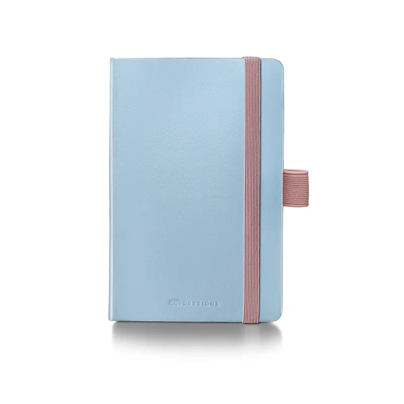Sheaffer Expressions Gift Set 100 9376 Blue and Pink Pearlised Gradient with Chrome-plated Trims Ballpoint Pen with Small Notebook