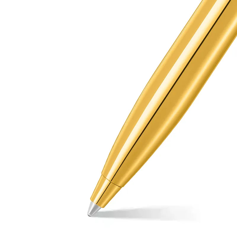 Sheaffer 100 9372 Glossy PVD Gold With PVD Gold Trim Ballpoint Pen