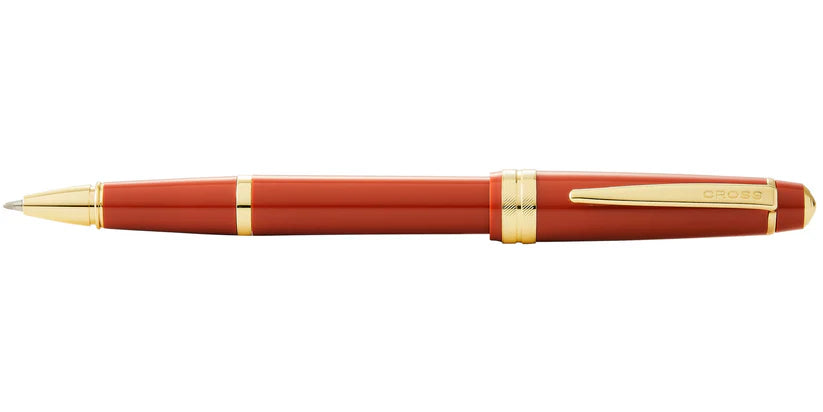 Cross AT0745-13 Bailey Light™ Polished Amber Resin and Gold Tone Rollerball Pen