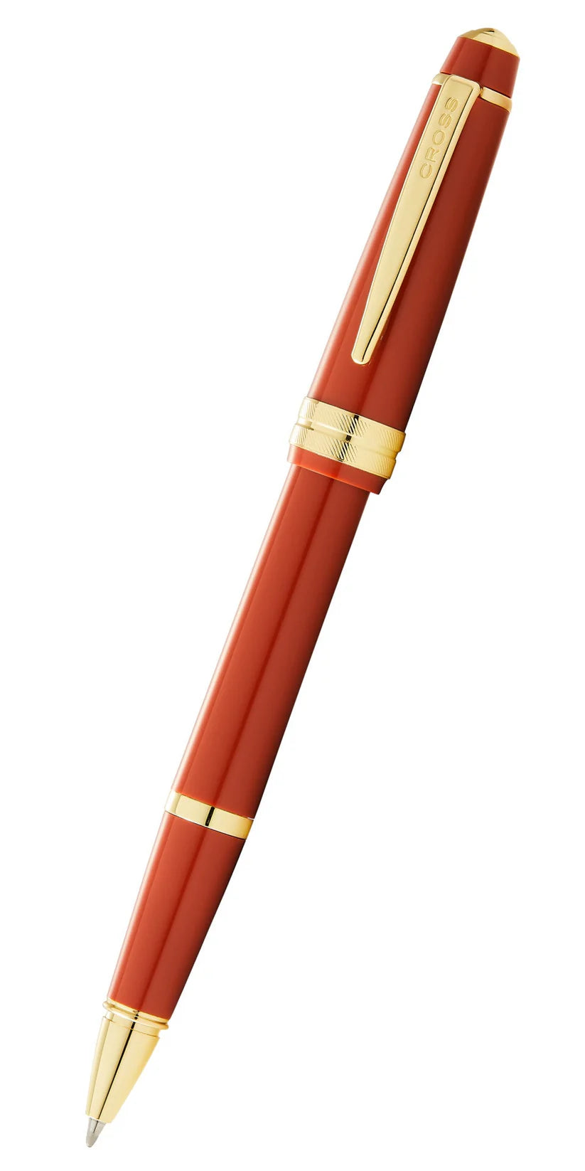 Cross AT0745-13 Bailey Light™ Polished Amber Resin and Gold Tone Rollerball Pen